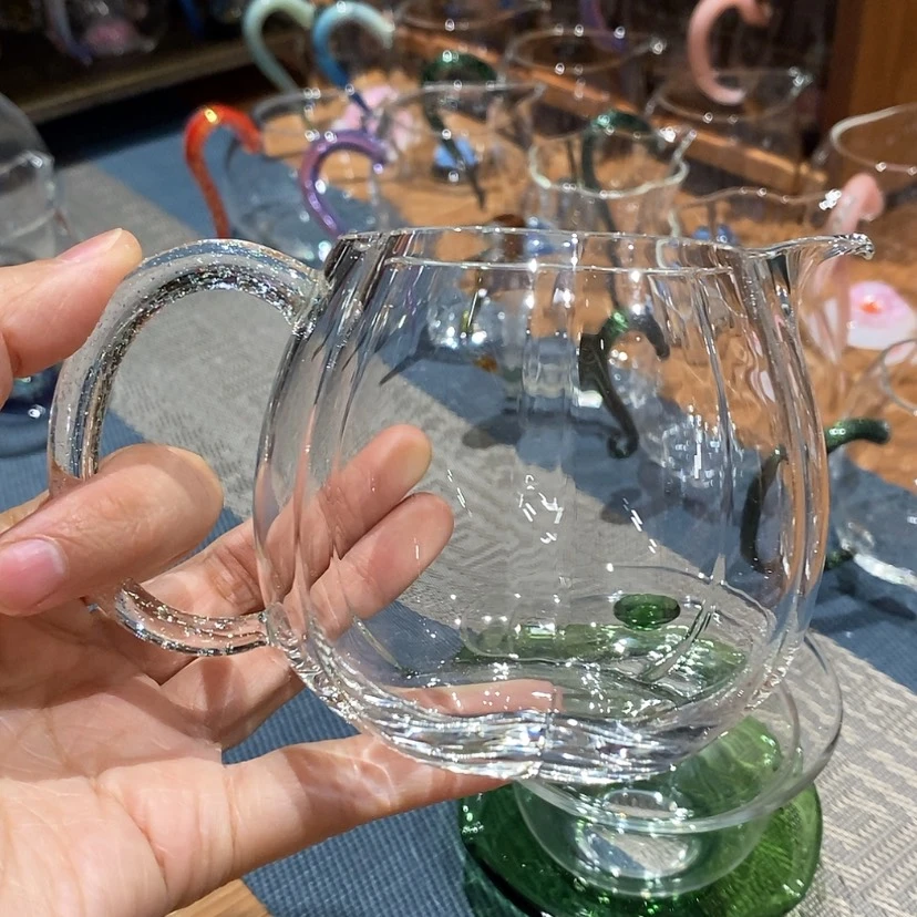 【闪购商品】透彩金玻璃芬棱公杯