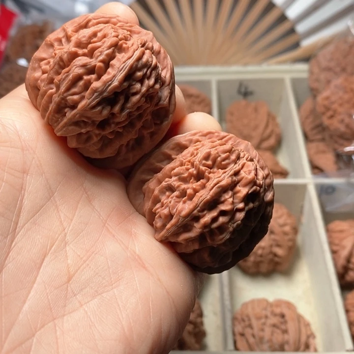 文玩核桃吊坠四座楼