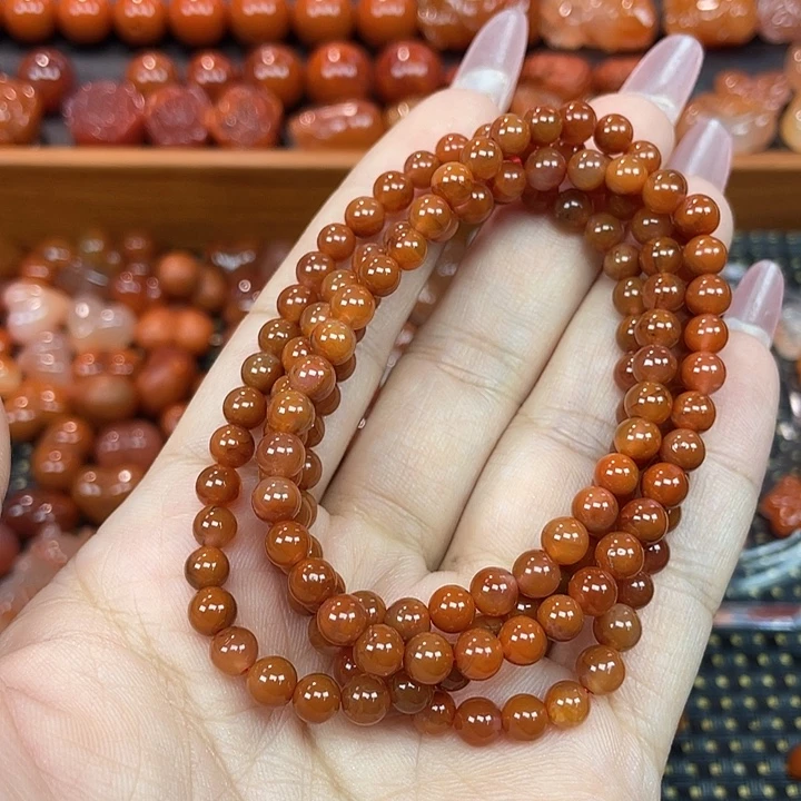 玛瑙/玉髓未镶嵌颈饰多圈