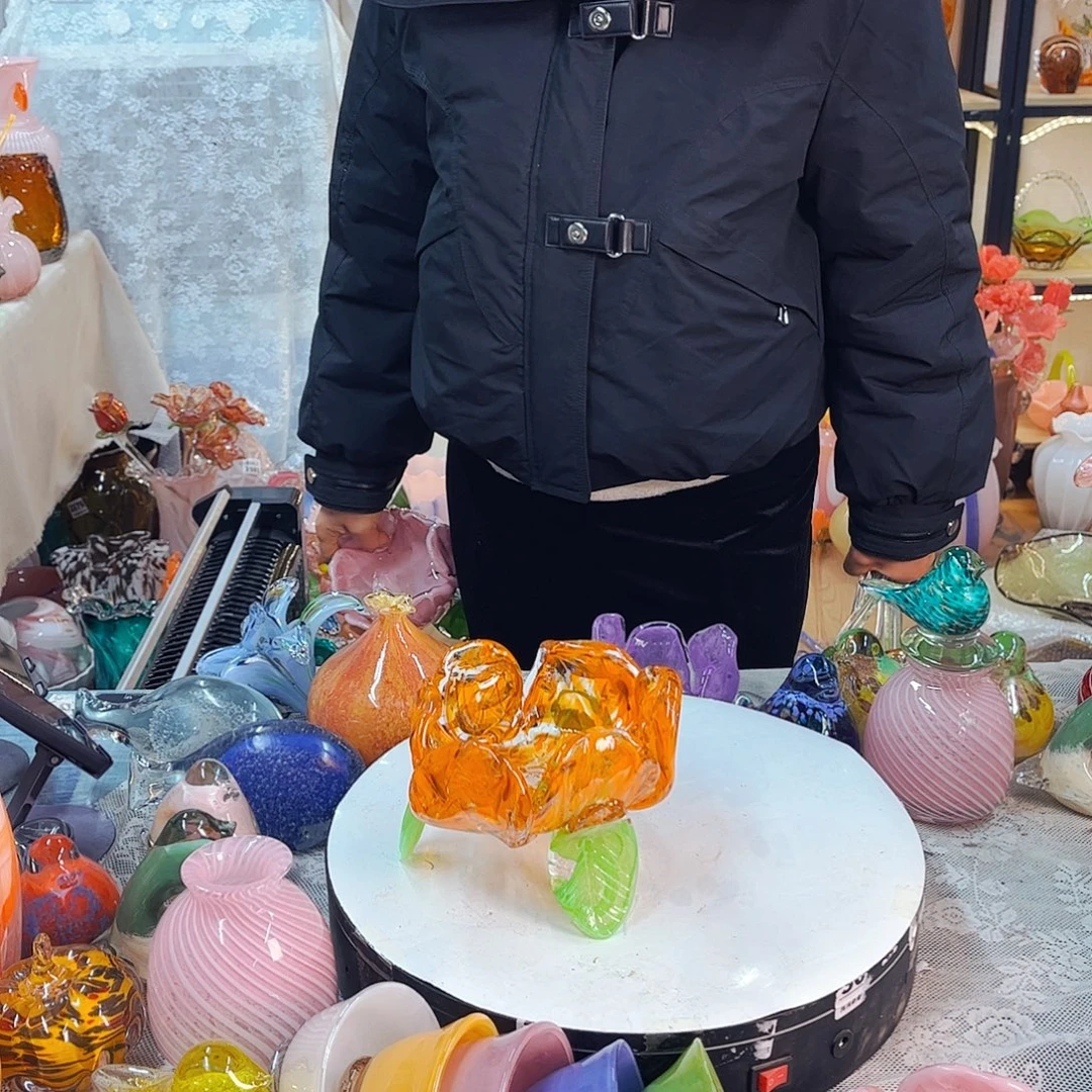 大号家悦琉璃花瓶摆件