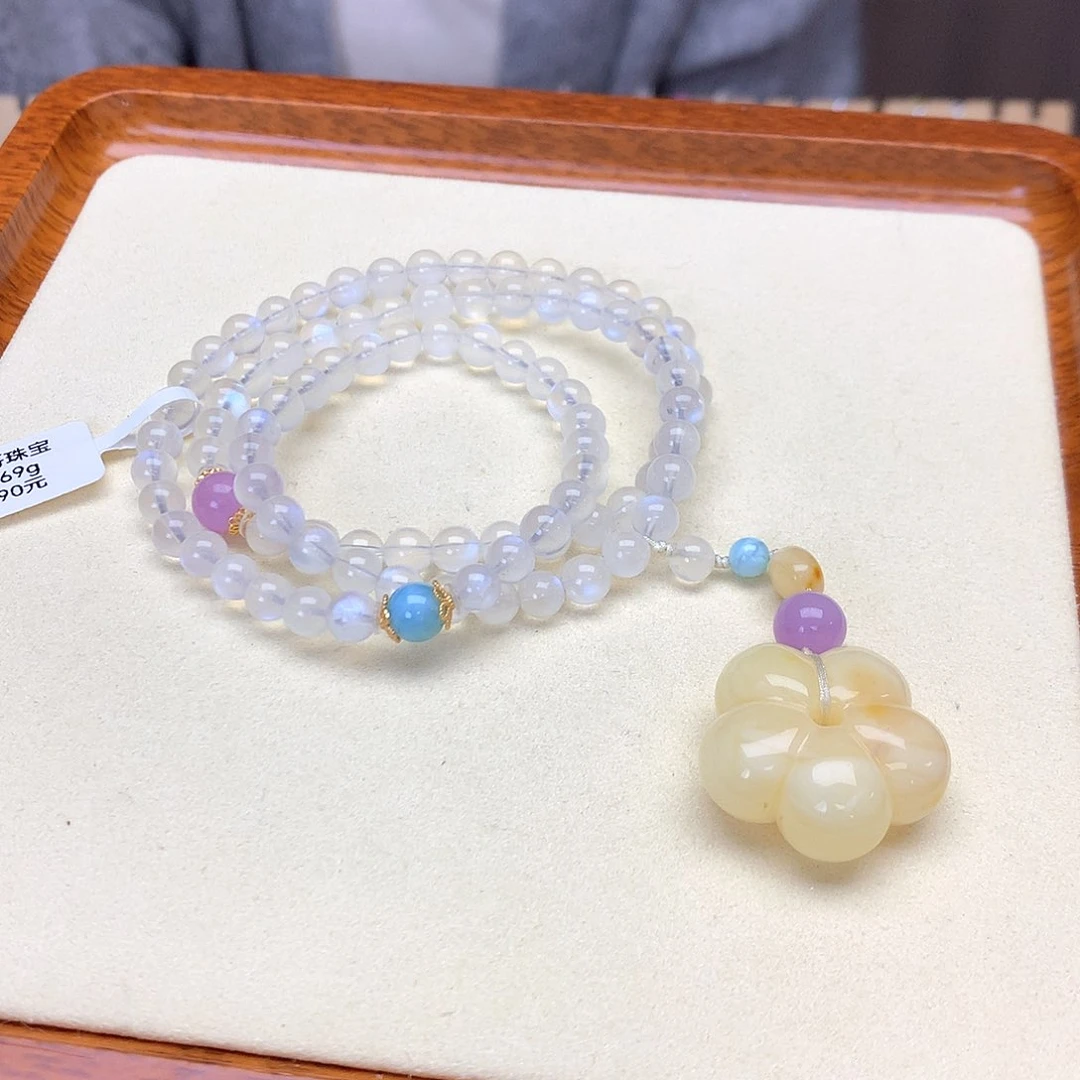 琥珀颈饰未镶嵌1111111111111