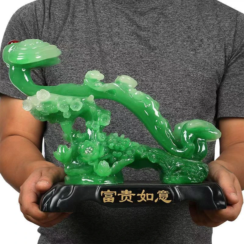 富贵如意摆件家居玄关酒柜客厅装饰品工艺品乔迁新居礼物