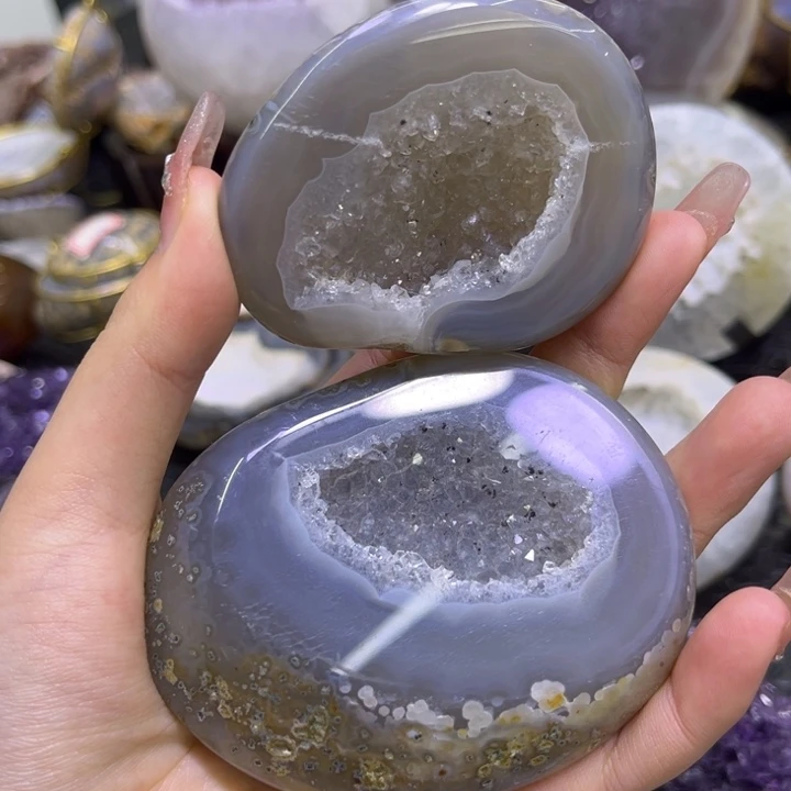 未镶嵌珠宝半成品水晶白晶盆