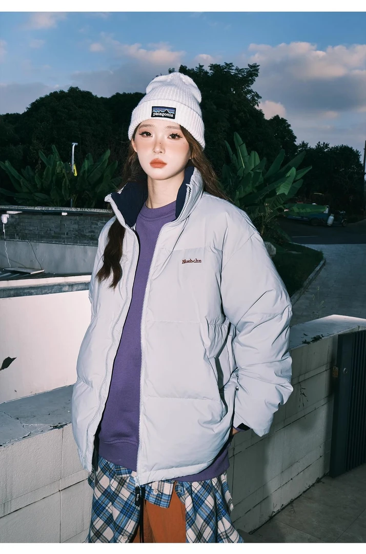 【蛋蛋专属】美式复古90白鸭绒羽绒服2025新款冬季面包服外套