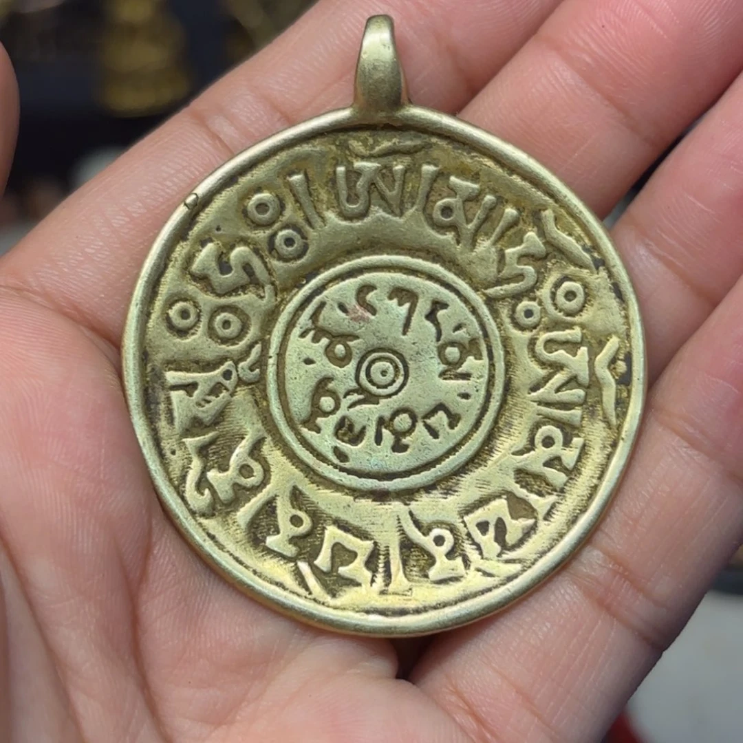 铜星月菩提吊坠项链吊坠