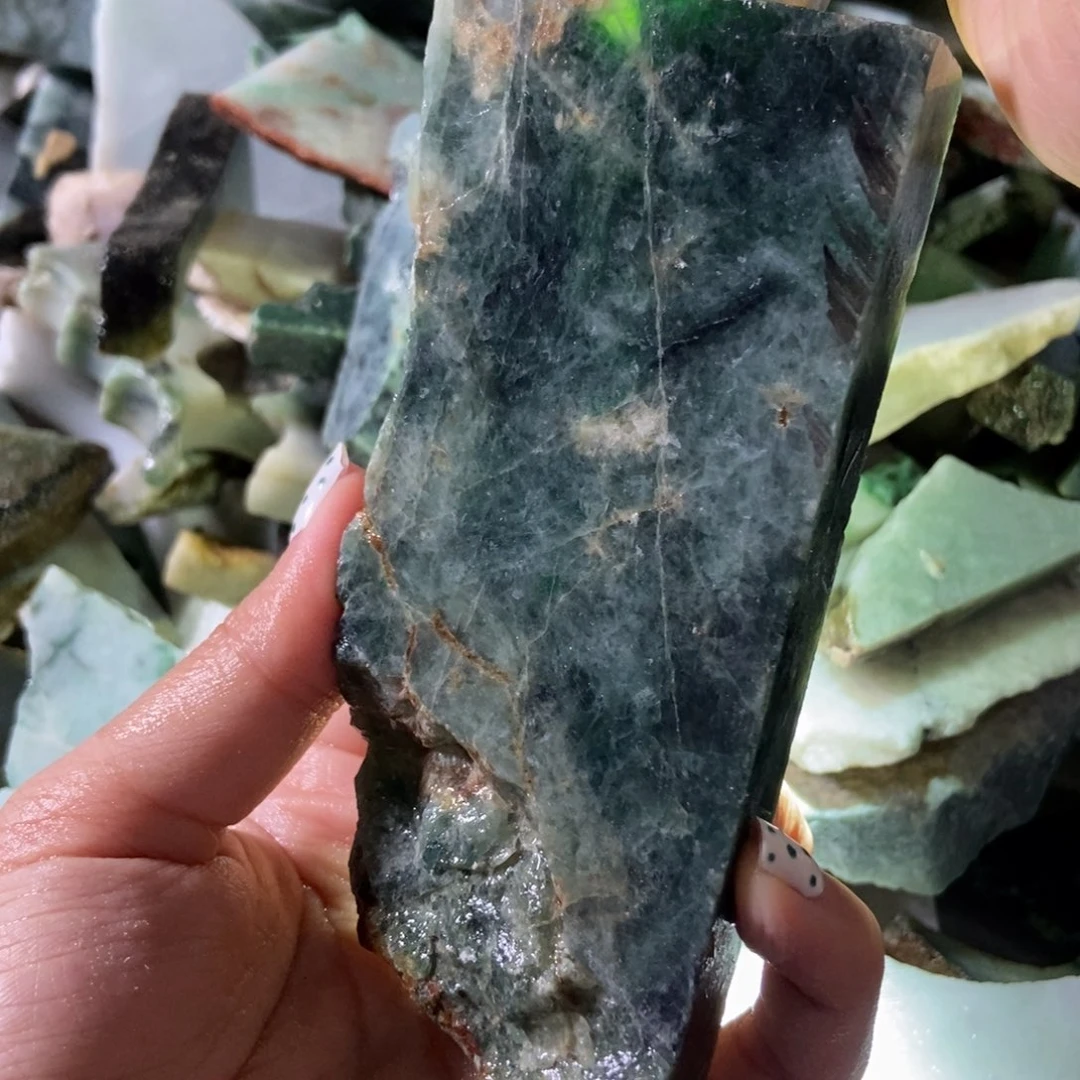 翡翠未镶嵌挂件天然翡翠