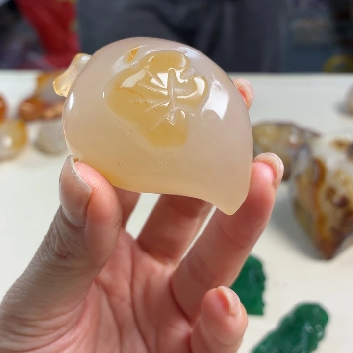 玛瑙/玉髓未镶嵌吊坠(不含链)