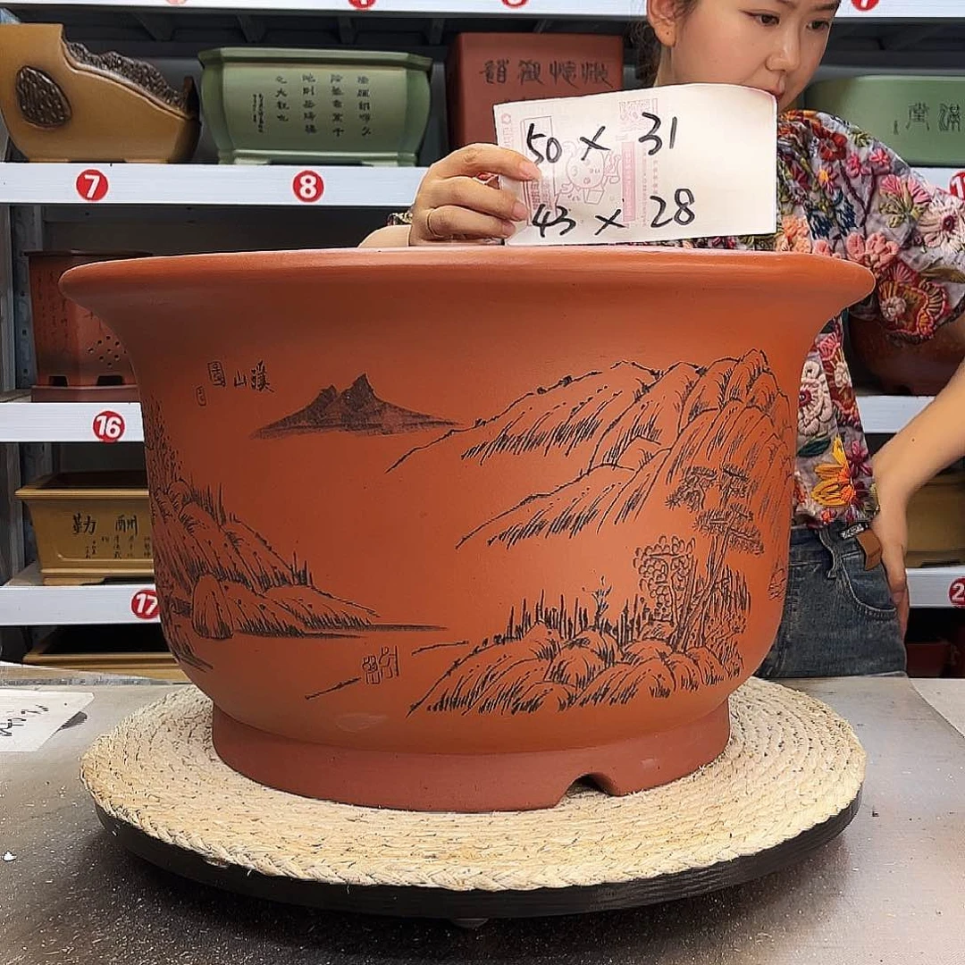 紫砂花盆紫砂花盆