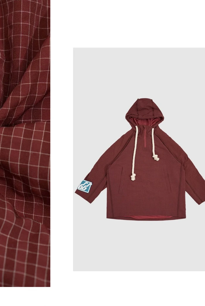 BBL设计师款红色风衣S4037