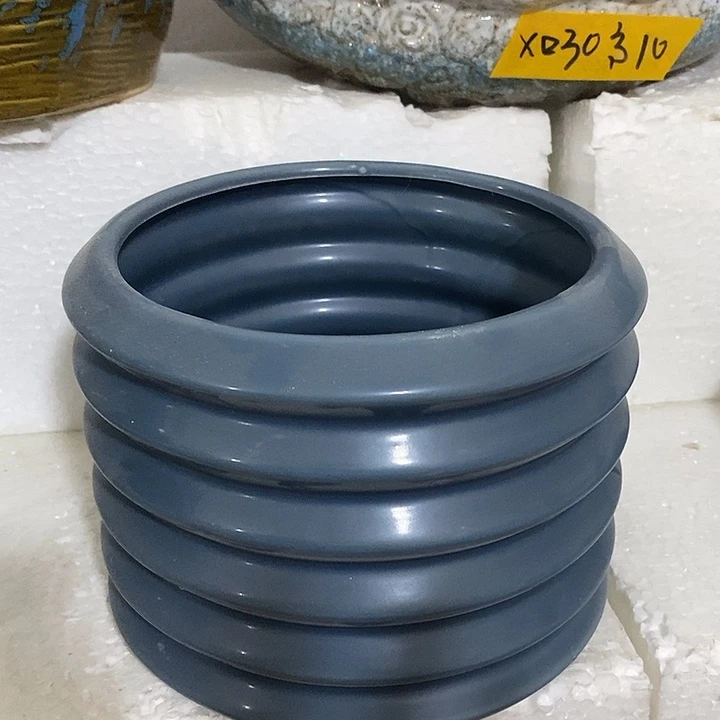 摆件陶盆有孔 瑕疵介意勿拍