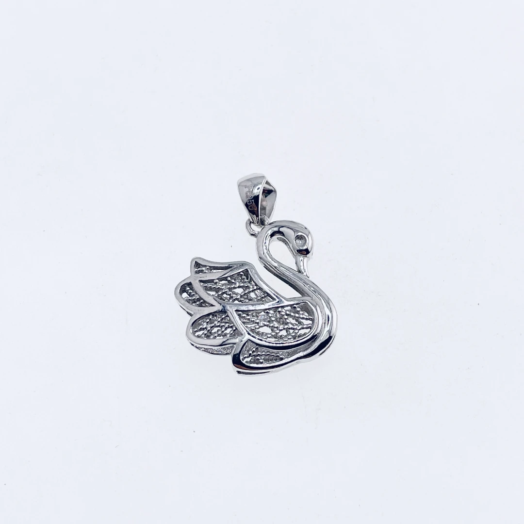 铂金Pt950天鹅吊坠3.02克