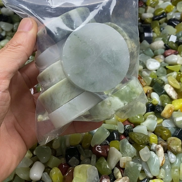 蛇纹石玉未镶嵌鱼缸石