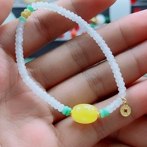 未镶嵌手链翡翠多样性