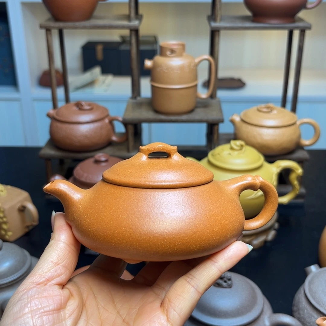 用***5茶壶紫砂手工制作原矿紫砂