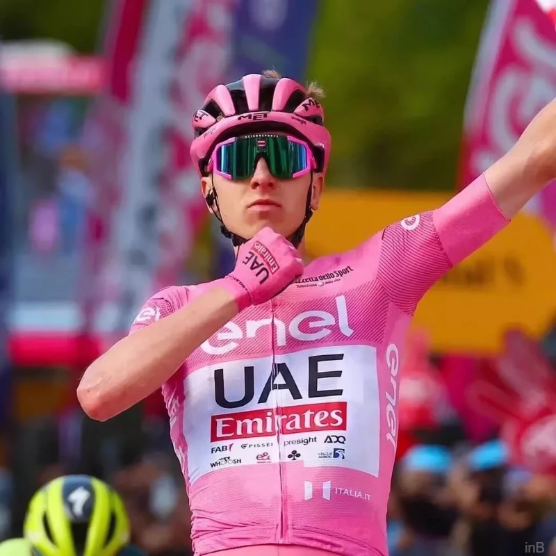 2024波加查同款UAE环意粉夏季骑行服短袖男女公路自行车装备短裤