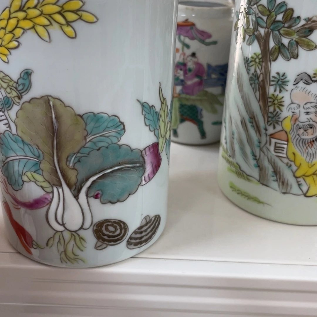 茶具手绘陶瓷作品欣赏仿古