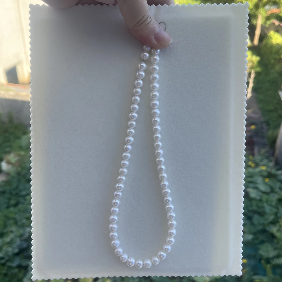 天然珍珠白月光无核项链7-8妈妈链多样性发一