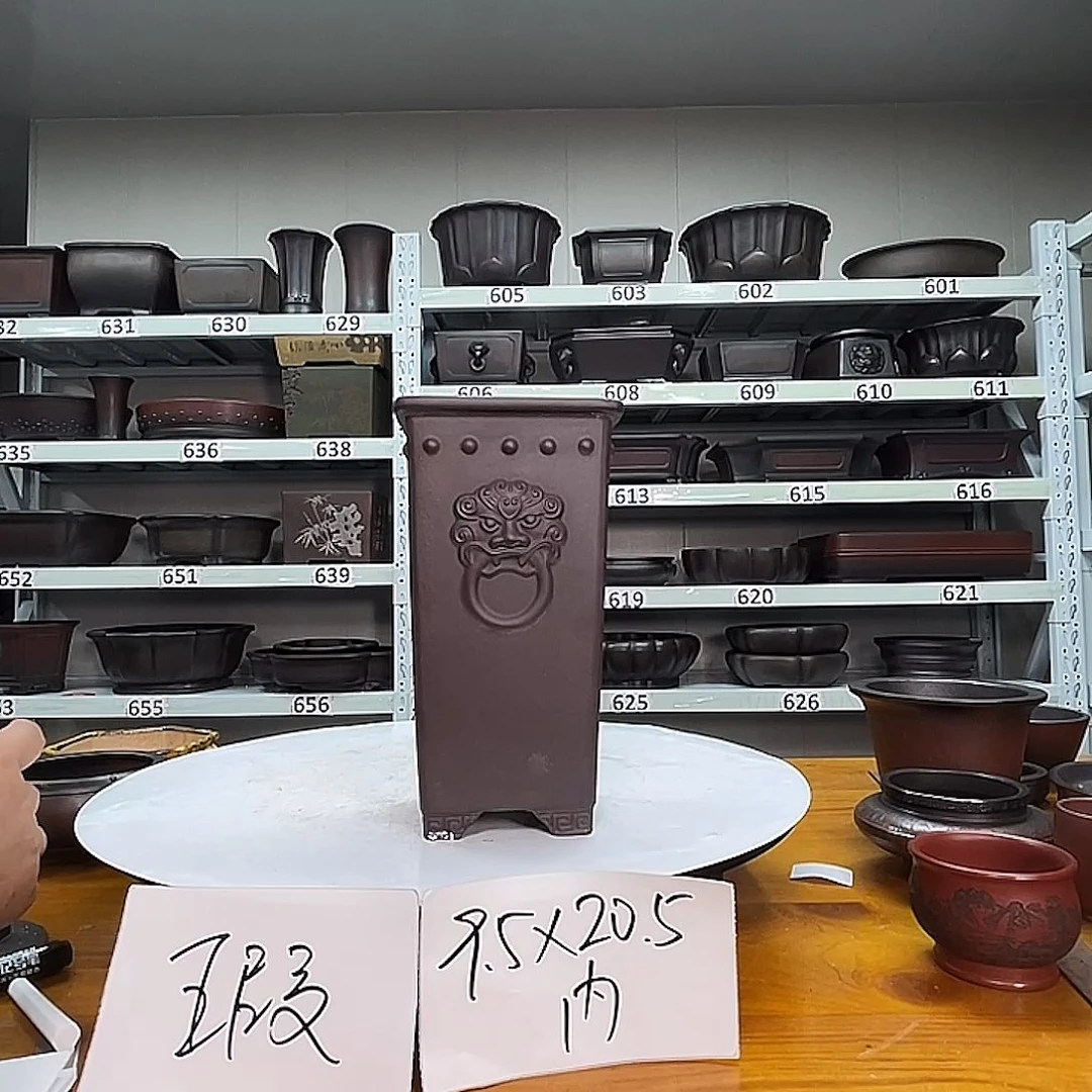 紫砂花盆宜兴紫砂19号