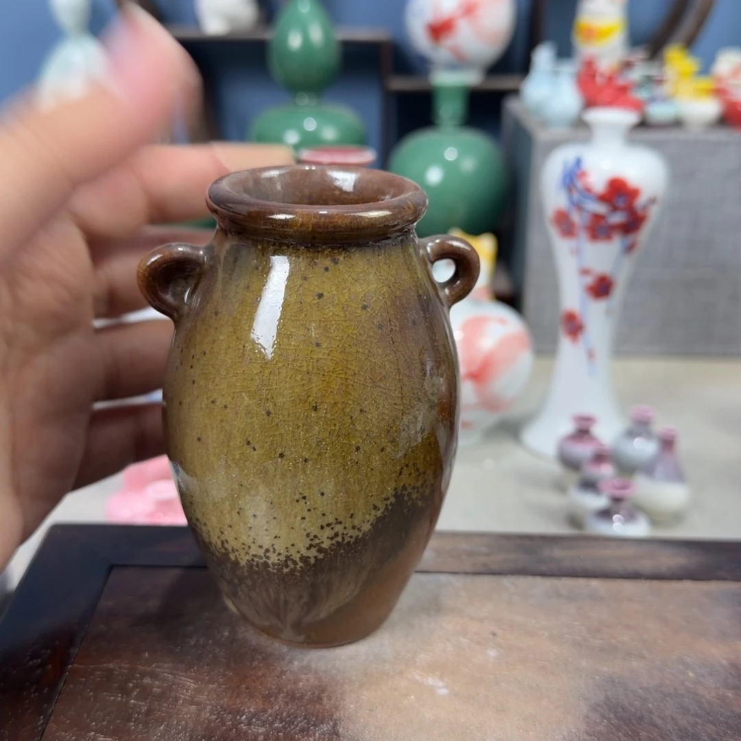 陶瓷手工小花器摆件