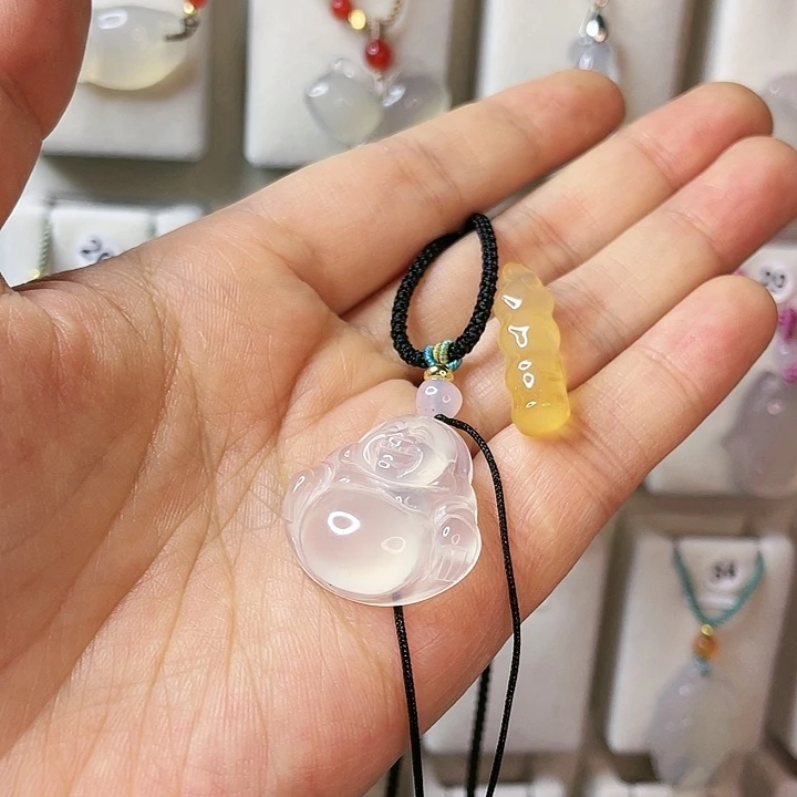 玛瑙/玉髓颈饰合金c***c