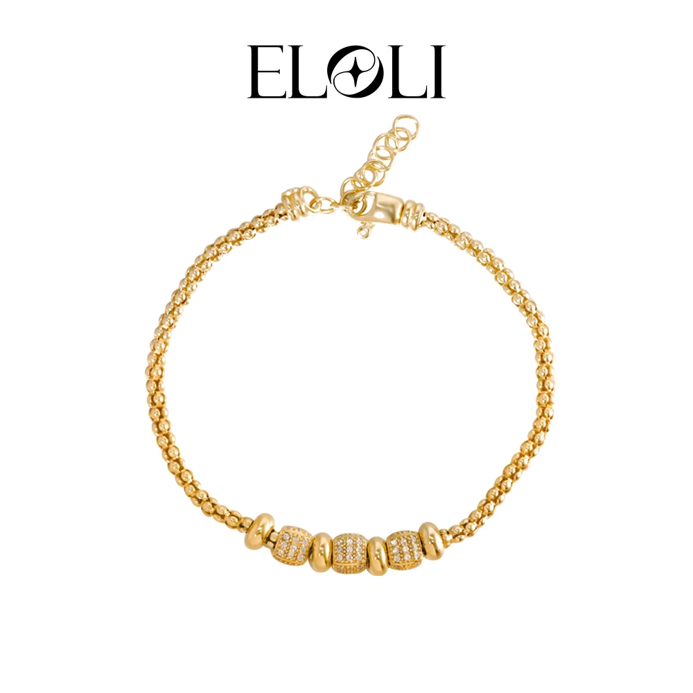 Eloli Cubitus流光双生 925银轻奢女手链 EL0711