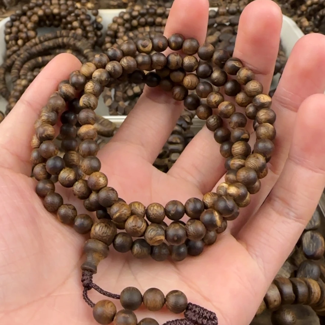 【闪购商品】沉香手串水*鱼奇楠手串10.克卡05