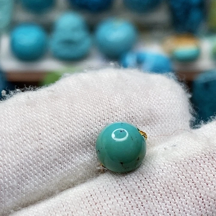 绿松石未镶嵌天然原矿 地大质检