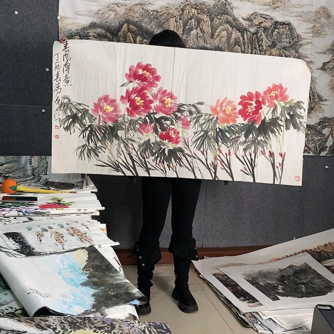 国画手写手绘国画作品102