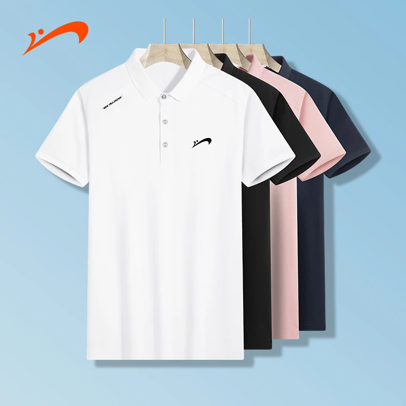 贵人鸟2025夏季新款时尚POLO衫短袖休闲上衣纯色翻领运动舒适1570