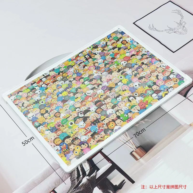 【专用拼图框】1000片500片专用相框500片PVC圆角防撞框
