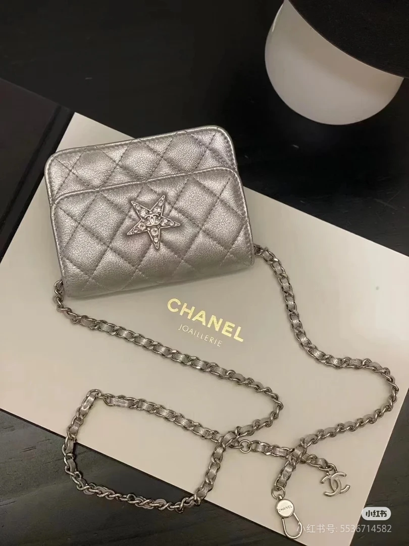 95新 Chanel/香奈儿    Chanel vic 星星银色小废包