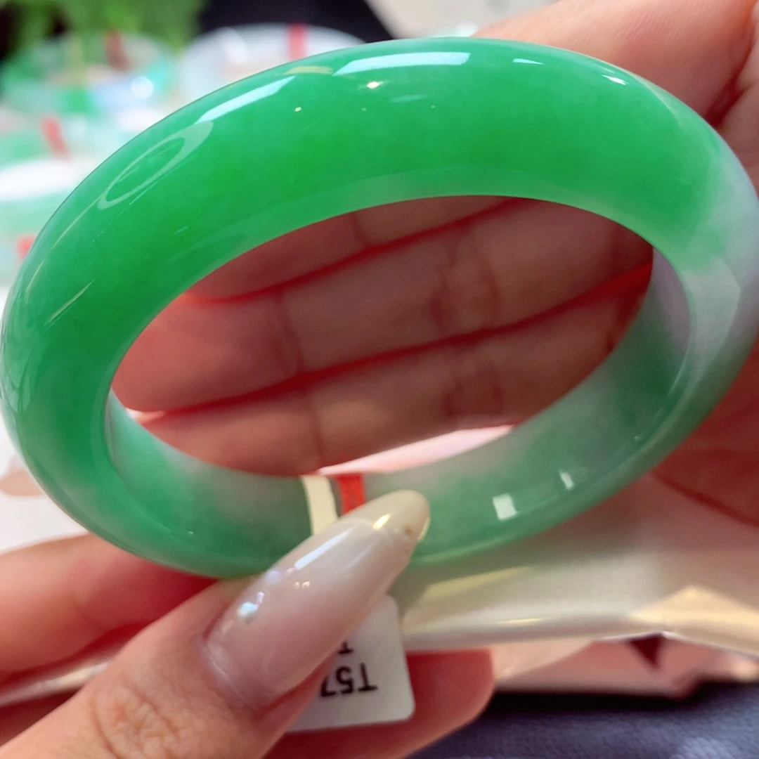 未镶嵌手镯翡翠正圈10号66