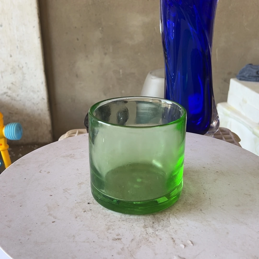 弘扬琉璃花器微瑕高度12