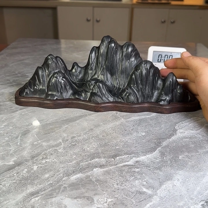 醉***奇石茶宠鱼缸文房摆件