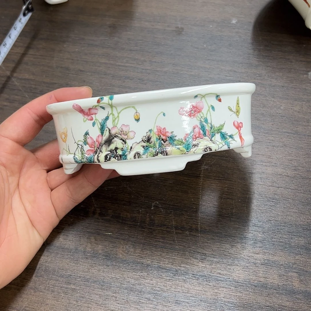 紫砂花盆863号瑕疵13/10/4cm