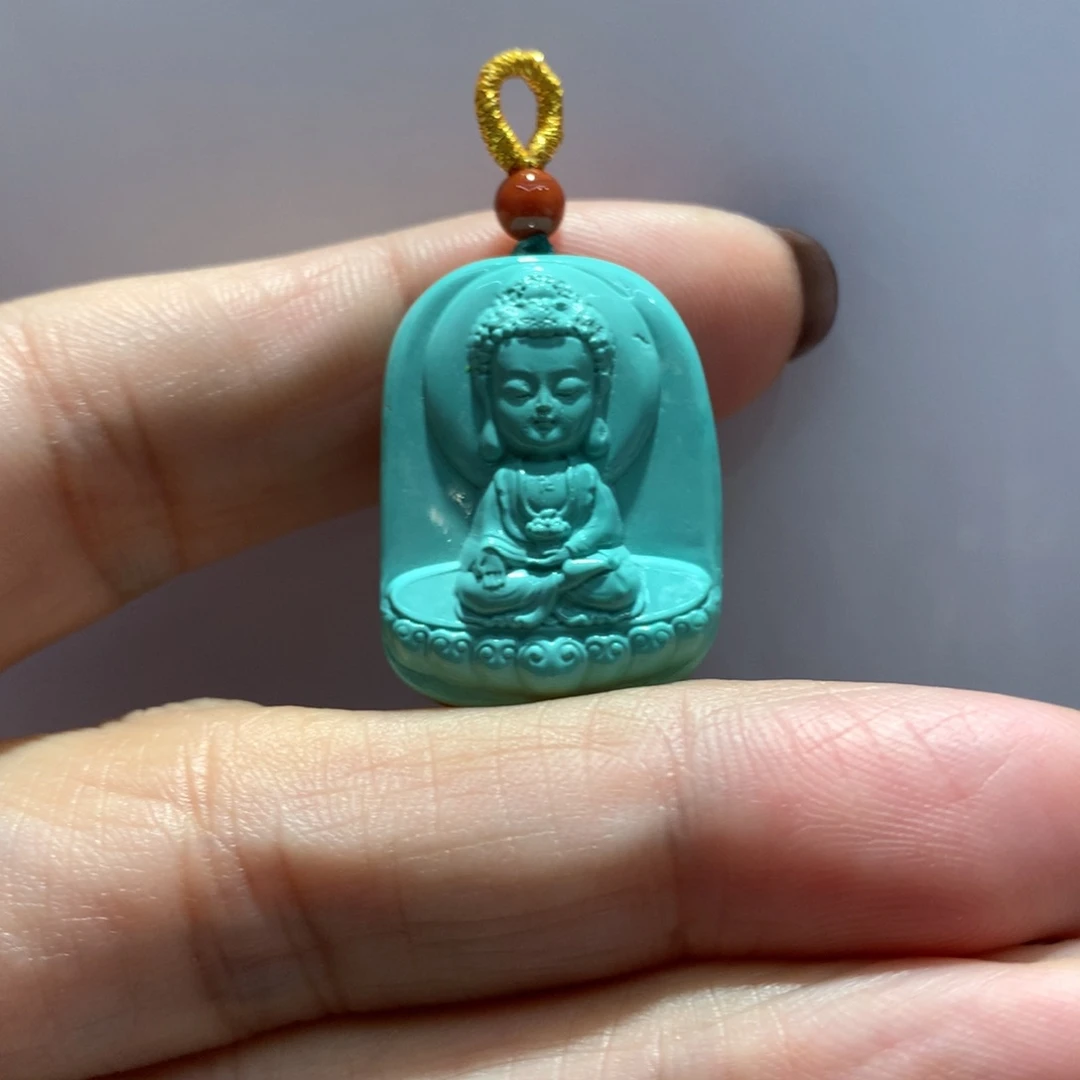 未镶嵌绿松石吊坠