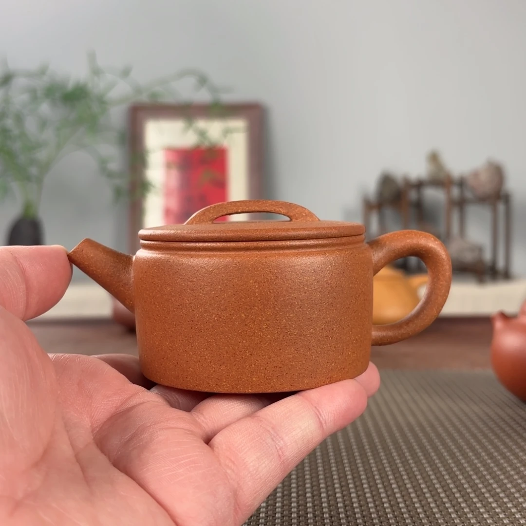 茶壶紫砂微瑕黄龙山原矿紫砂壶