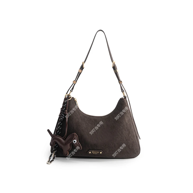 【刘叮当甄选】2025秋冬季女士新款可调节腋下简约百搭爆款休闲女包