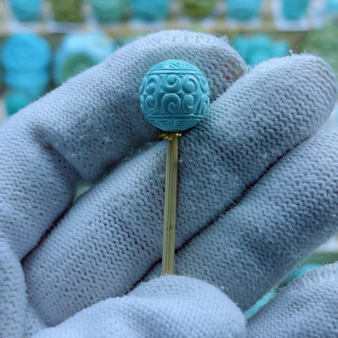 绿松石未镶嵌配饰13mm