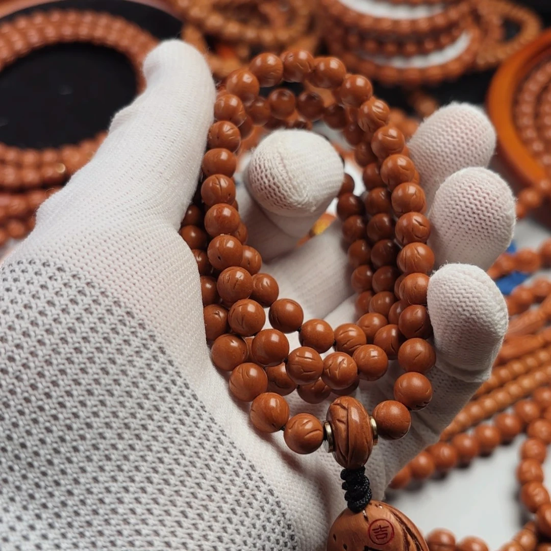 桃核吊坠呕***蝶一物一图