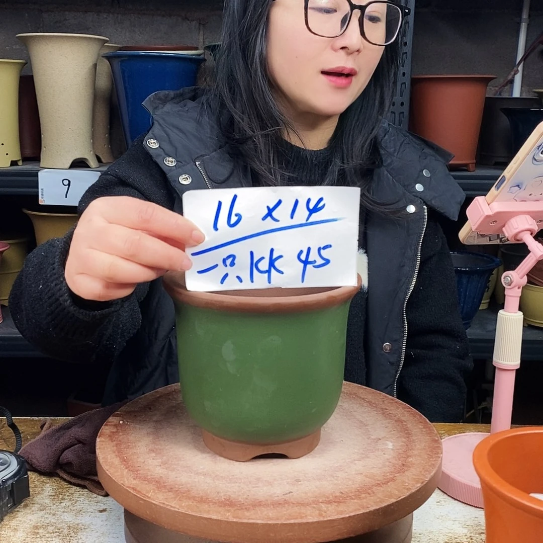 紫砂紫砂花盆一只KK45