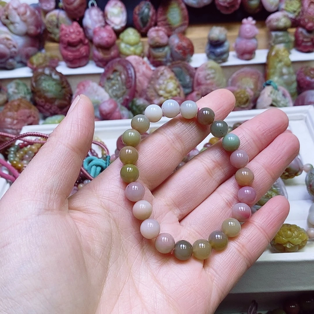 玛瑙/玉髓盐源玛瑙手链未镶嵌