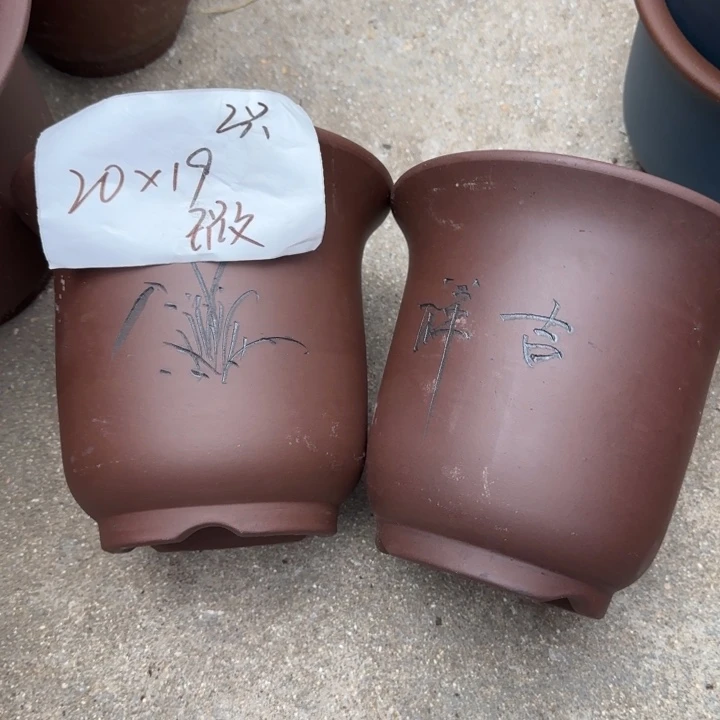 紫砂花盆特价清仓