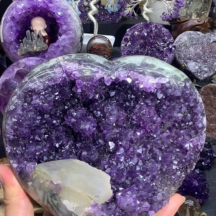 未镶嵌紫晶大型摆件（非配饰）