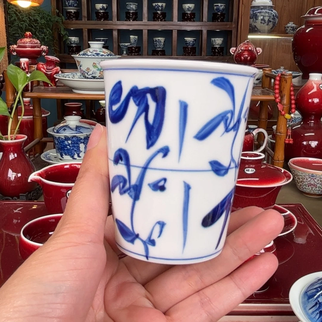 杯闻轩坊柴窑 可乐杯