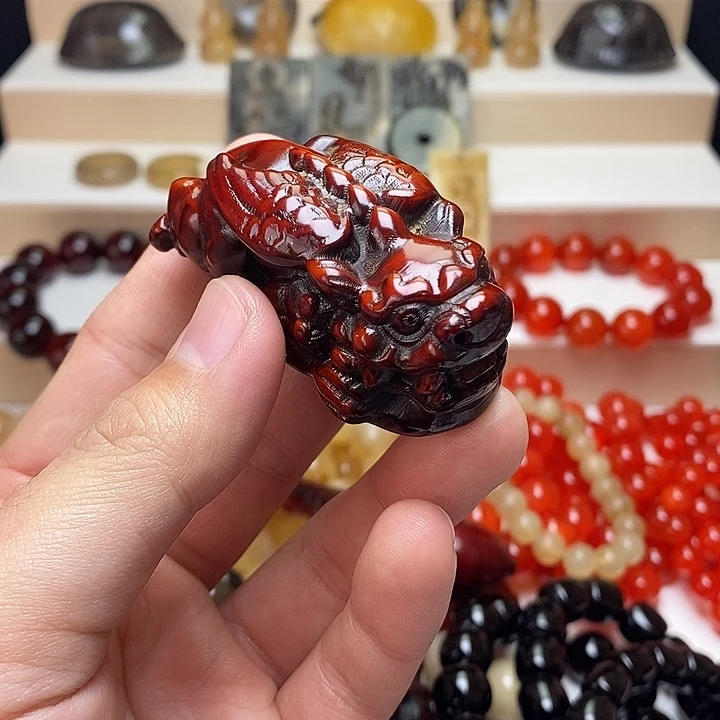红***波石英石纯铜手串手链