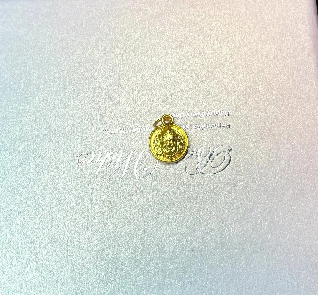 A(027）足金复古黄财神