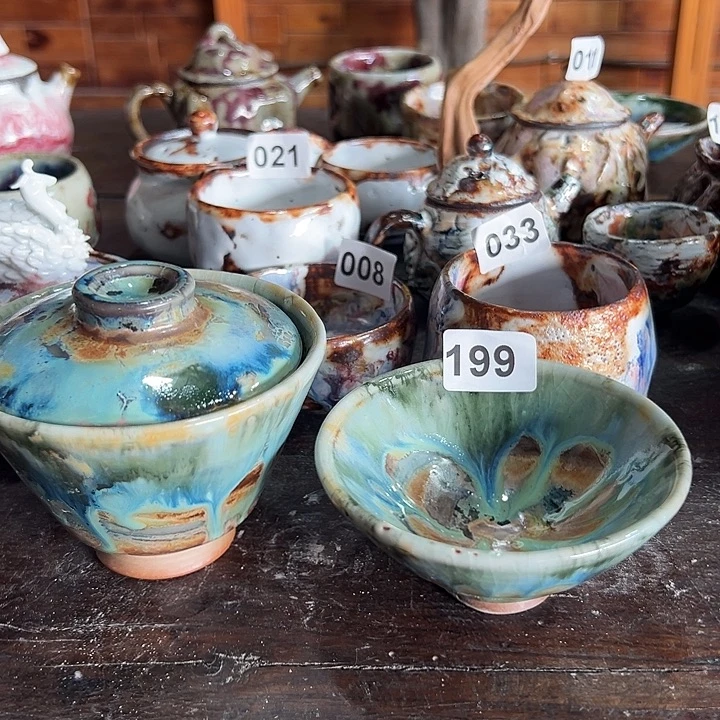 志野茶器茶杯 主人杯 瑕疵