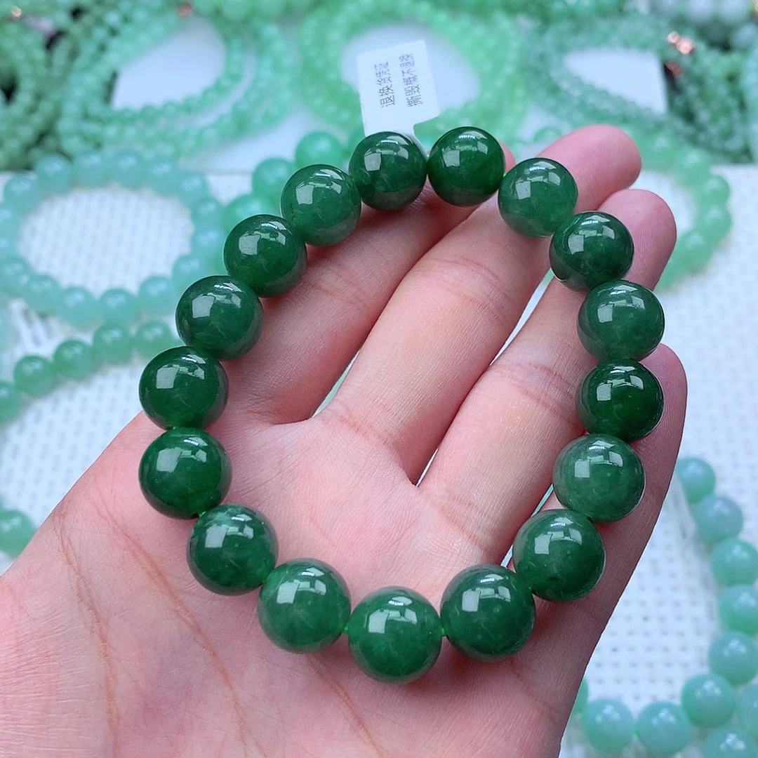 翡翠未镶嵌毛衣链