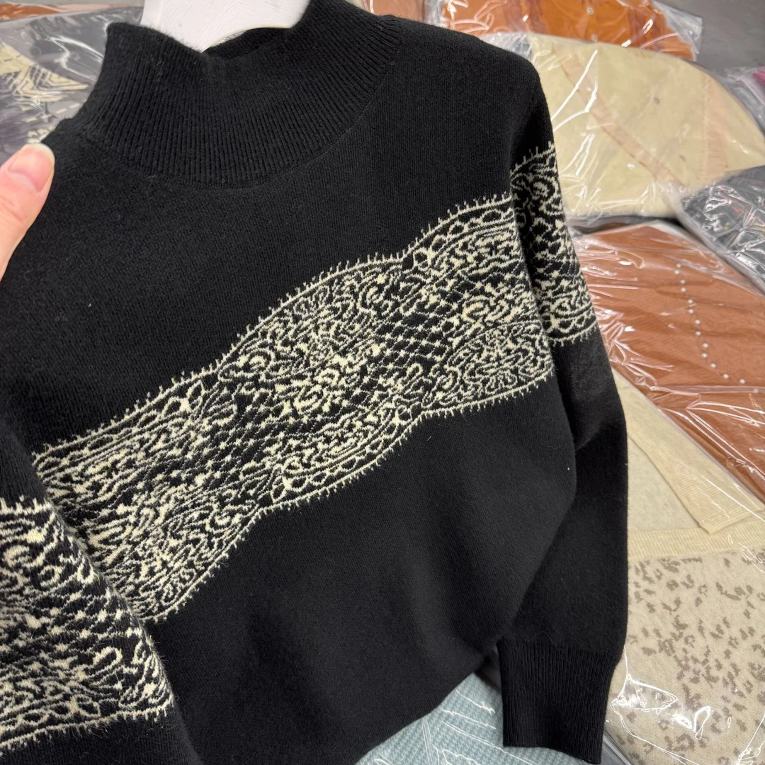 【思思精选】2024秋冬新款时尚百搭气质针织衫S408#